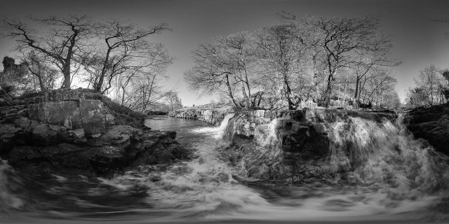 This is Eden - Hynam Waterfalls on the Gelt river near Castle Carrock.